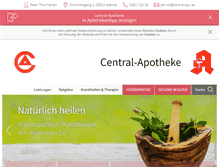 Tablet Screenshot of central-apo.eu